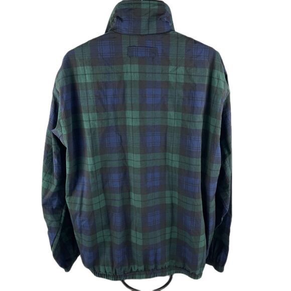 Vintage Chaps Ralph Lauren Pullover Windbreaker Jacket Size Large Nylon Plaid - Picture 7 of 7